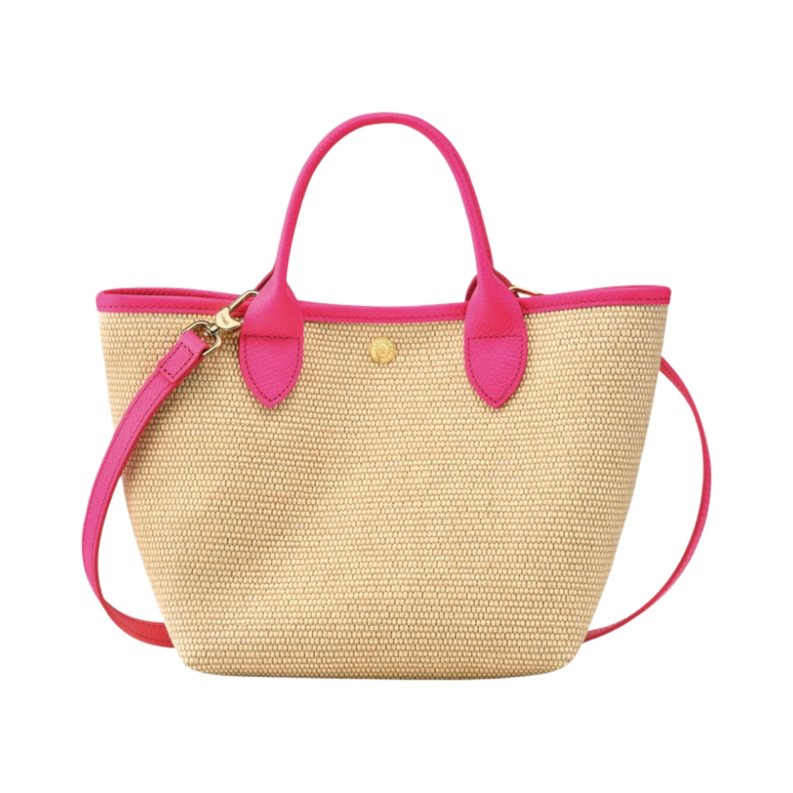 롱샴 르 파니에 플리아쥬 스몰 베스킷백 S 푸시아(Longchamp Le Panier Pliage Basket Bag S Fuchsia) - 3