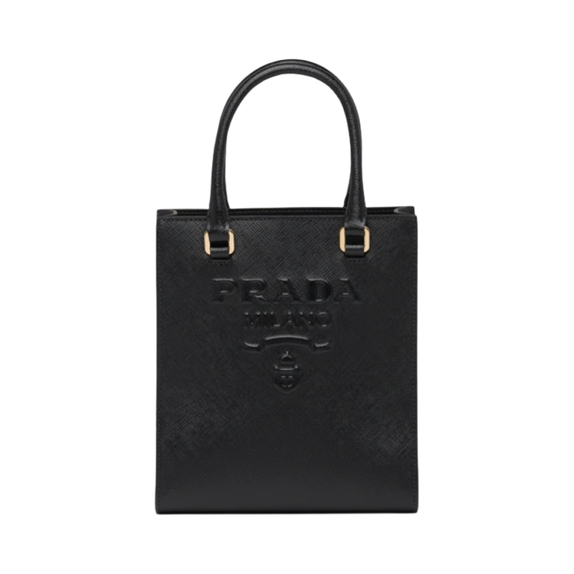 프라다 스몰 사피아노 레더 핸드백 블랙(Prada Small Saffiano Leather Handbag Black) - 1