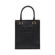 Prada Small Saffiano Leather Handbag Black