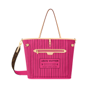 Louis Vuitton Neverfull Bandouliere Inside Out MM Monogram Rose Pondichery