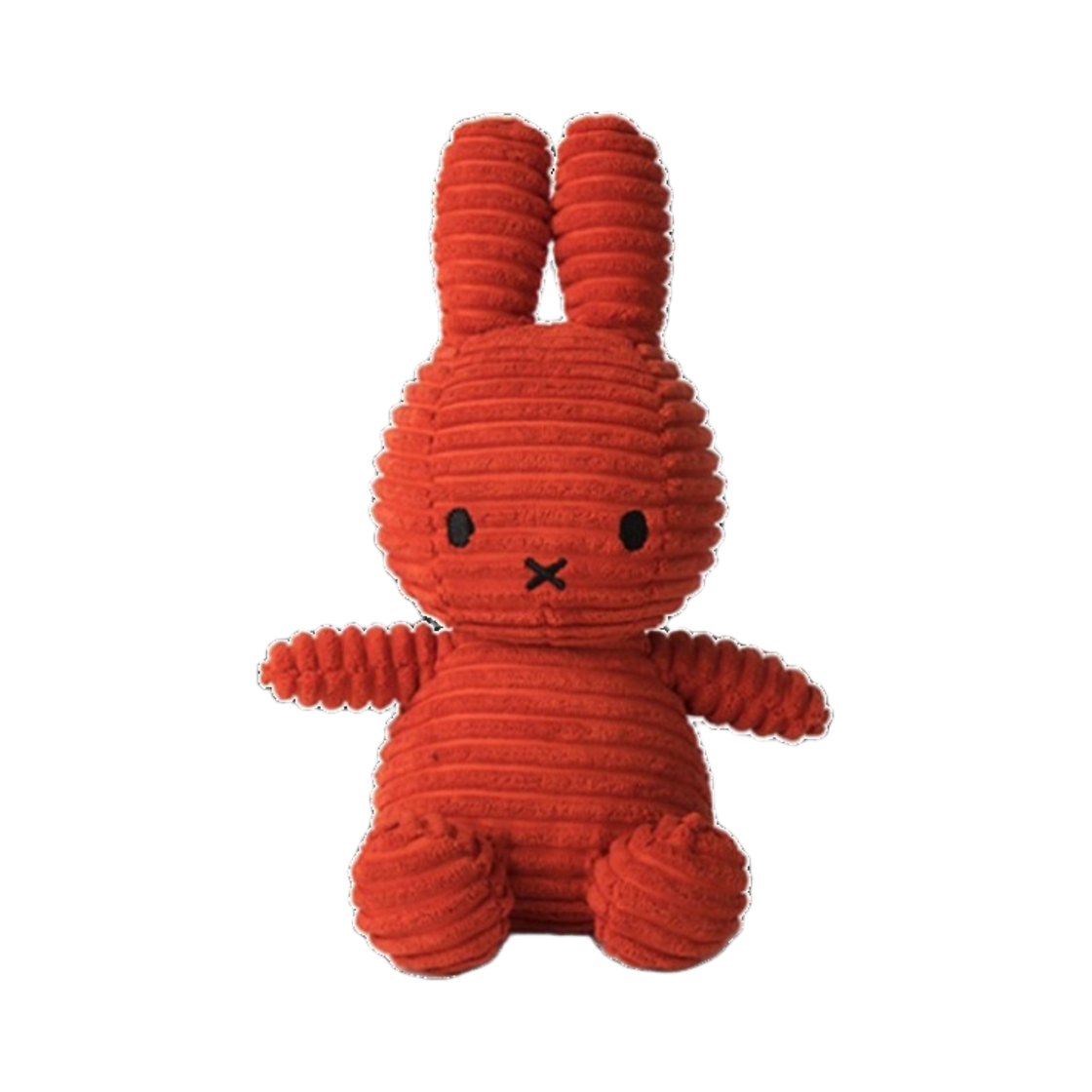 미피 x 본 톤 토이 시팅 코듀로이 23cm 테라코타(Miffy x Bon Ton Toys Sitting Corduroy 23cm Terracotta)