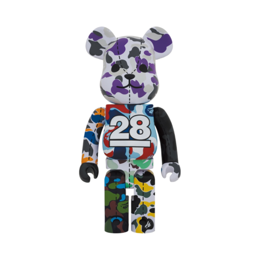 Bearbrick x BAPE 28th Anniversary Camo #1 1000%