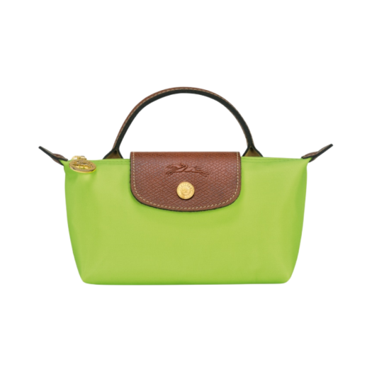 Longchamp Le Pliage Original Handle Pouch Green