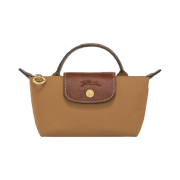 Longchamp Le Pliage Original Handle Pouch Fawn
