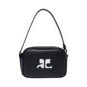 Courreges Logo Reedition Camera Bag Black