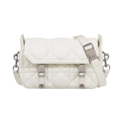 Dior Small Diorcamp Bag Macrocannage Calfskin Latte