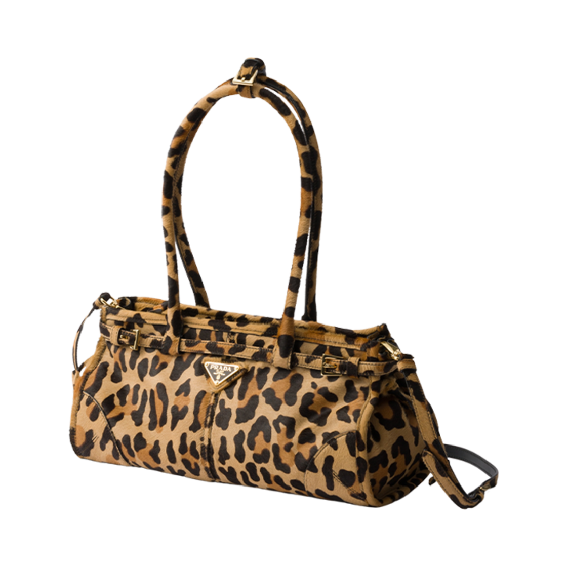 프라다 미디움 프린티드 레더 핸드백 허니(Prada Medium Printed Leather Handbag Honey) - 3