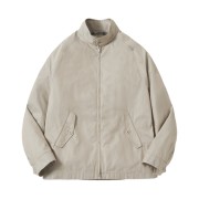 Pottery Cotton Harrington Jacket Supima Cotton 60/2 High Density Twill Cloth Washer Finish Beige Sax