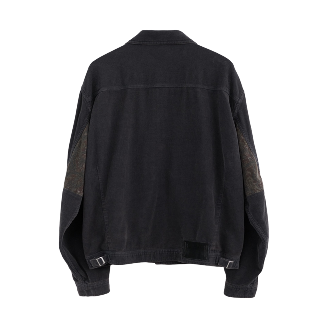 폴리테루 x 1011 갤러리 페이즐리 트러커 자켓 코듀로이 다크 퍼플 네이비 - 23FW(Polyteru x 1011 Paisley Trucker Jacket Corduroy Dark Purple Navy - 23FW) - 2