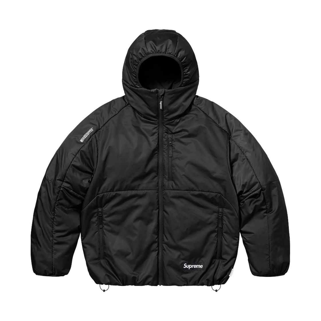 - Supreme Windstopper Insulated Hooded Jacket Black - 25SS
