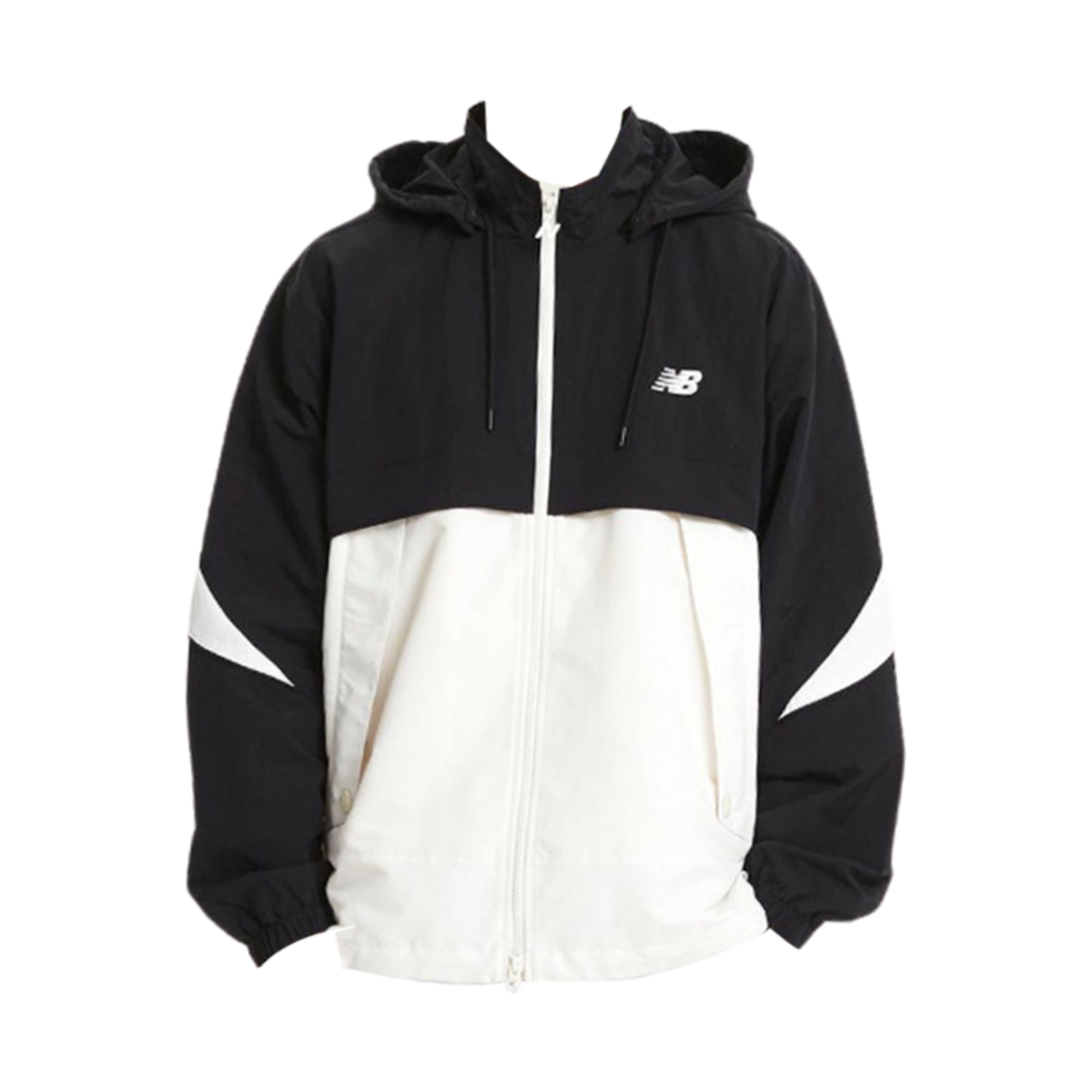 뉴발란스 컬러블록 우븐 자켓 블랙(New Balance Colorblock Woven Jacket Black)