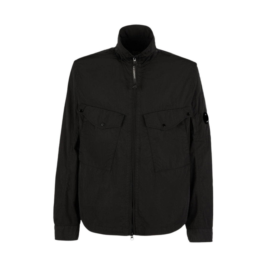 C.P. 컴퍼니 크롬-R 오버셔츠 블랙 - 22FW(C.P. Company Chrome-R Overshirt Black - 22FW)