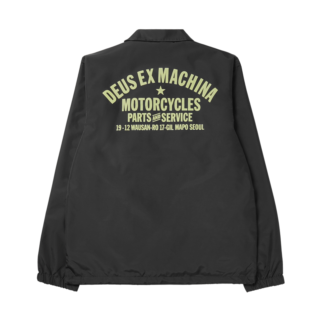 데우스 엑스 마키나 서울 코치 자켓 블랙(Deus Ex Machina Seoul Coach Jacket Black)