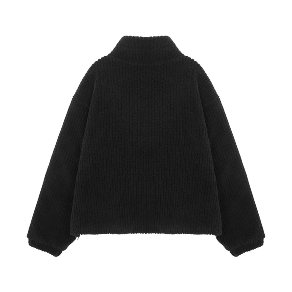 (W) 마뗑킴 아웃 포켓 퍼지 퍼퍼 점퍼 블랙((W) Matin Kim Out Pocket Fuzzy Puffer Jumper Black) - 2