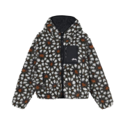 Stussy Pattern Sherpa Jacket Natural