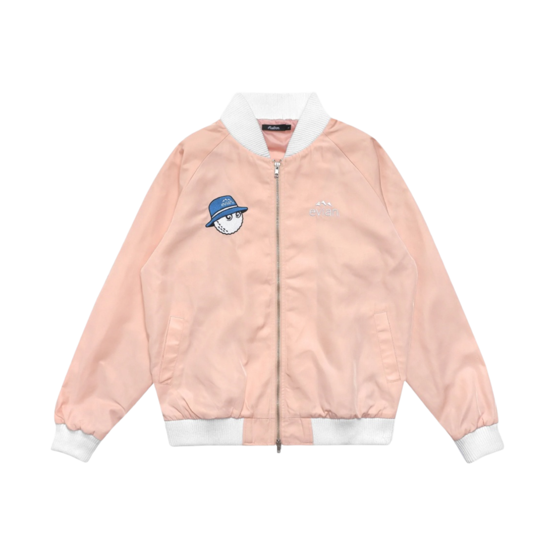 말본 골프 x 에비앙 봄버 자켓 핑크