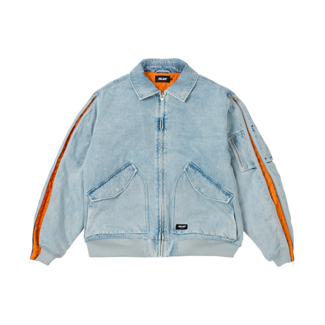 팔라스 집드 MA-1 봄버 자켓 스톤 워시 - 24FW