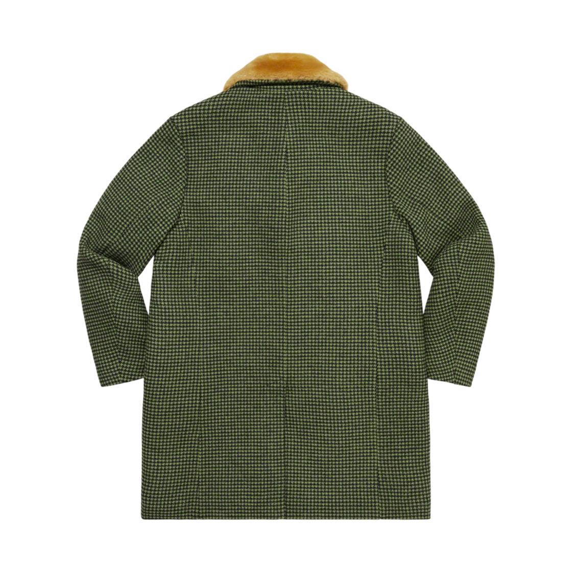 슈프림 퍼 칼라 카 코트 그린 하운드투스 - 22FW(Supreme Fur Collar Car Coat Green Houndstooth - 22FW) - 3