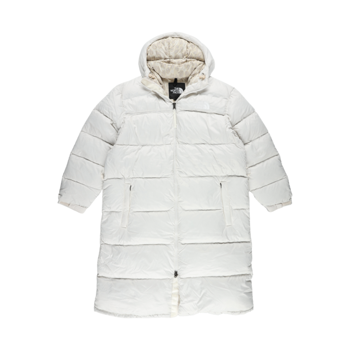 (W) 노스페이스 눕시 벨티드 롱 파카 가데니아 화이트((W) The North Face Nuptse Belted Long Parka) - 1