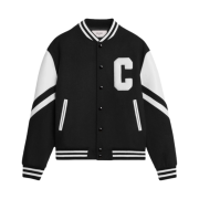 Celine Jackson Teddy Jacket in Textured Wool Black