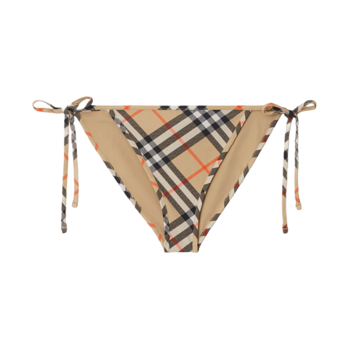 8087607 (W) Burberry Check Bikini Briefs Sand