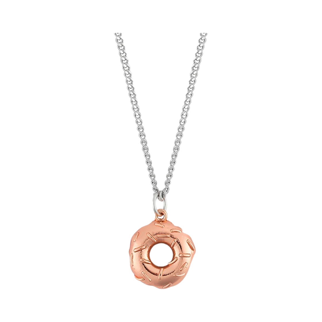 NONENON-090 Nonenon Donut Necklace Silver925 18K Rosegold Plated