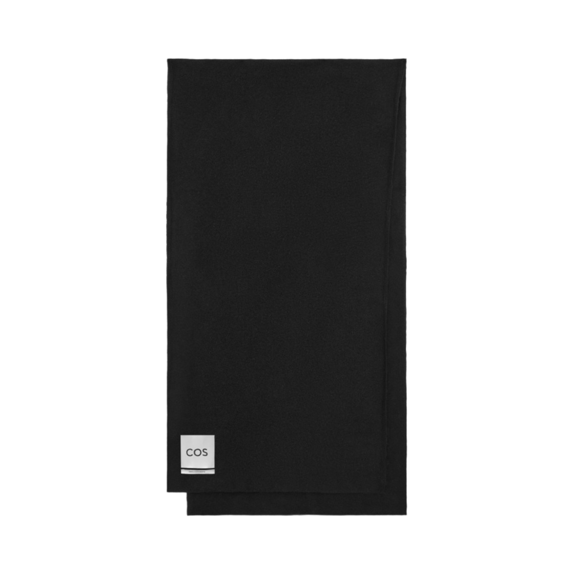 코스 퓨어 캐시미어 머플러 블랙(COS Pure Cashmere Muffler Black)