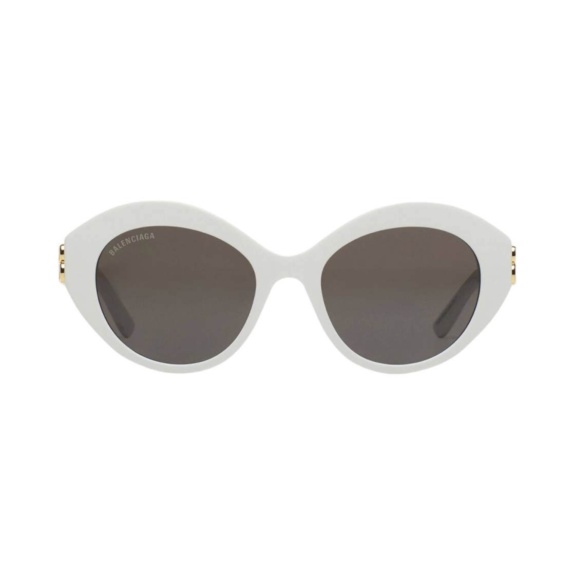 (W) 발렌시아가 다이내스티 오발 선글라스 화이트((W) Balenciaga Dynasty Oval Sunglasses White) - 1