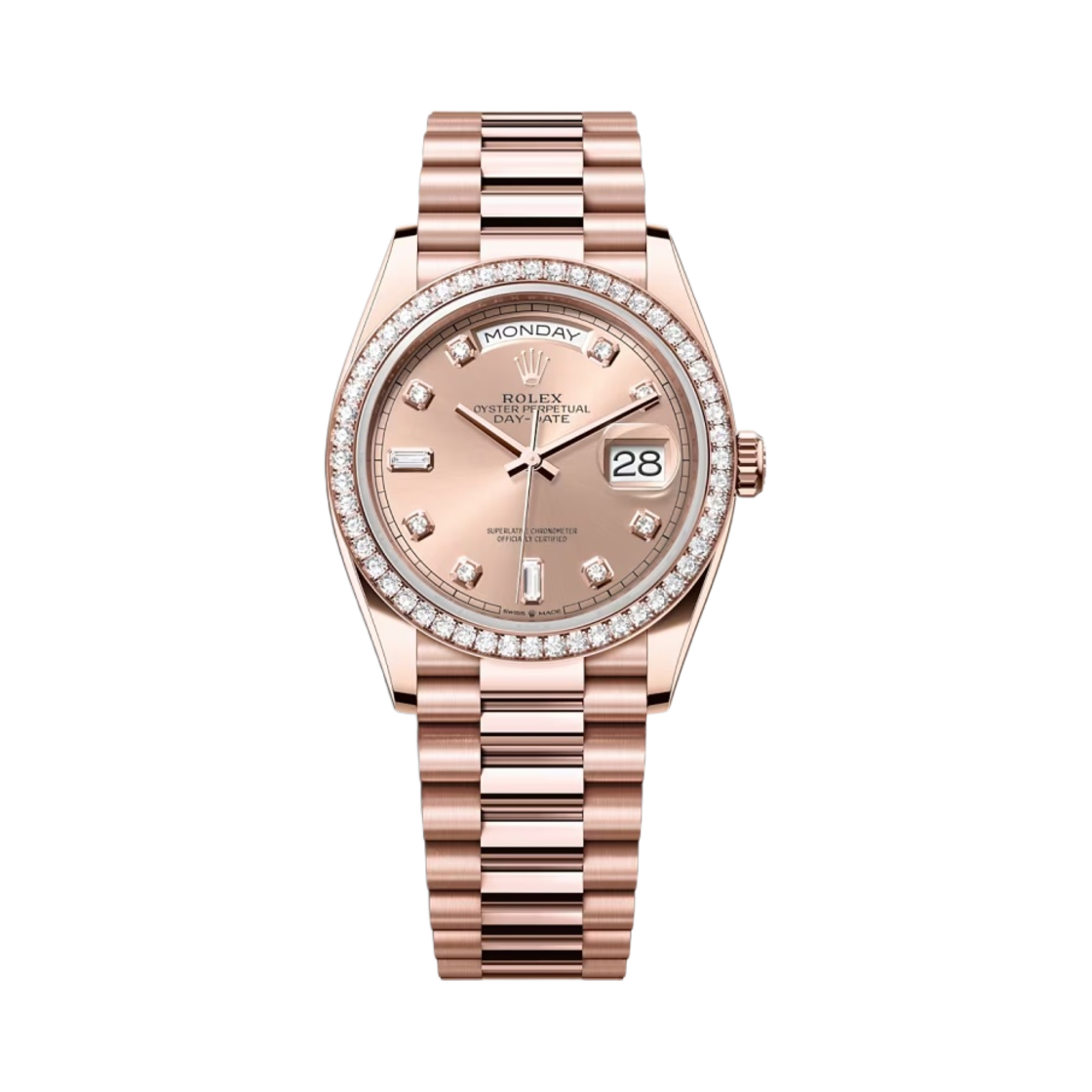 롤렉스 데이데이트 36mm 128345RBR 로즈 다이아 셋팅 프레지던트(Rolex Day-Date 36mm 128345RBR Rose Diamond-Set President) - 1