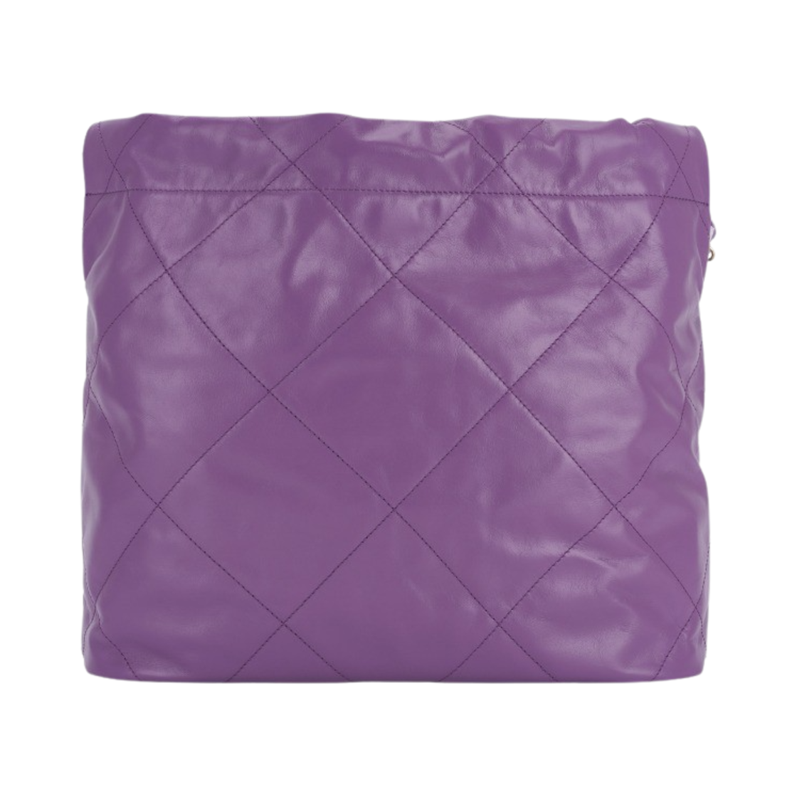 샤넬 22 스몰 핸드백 샤이니 카프스킨 & 골드 메탈 퍼플(Chanel 22 Small Handbag Shiny Calfskin & Gold Purple) - 2