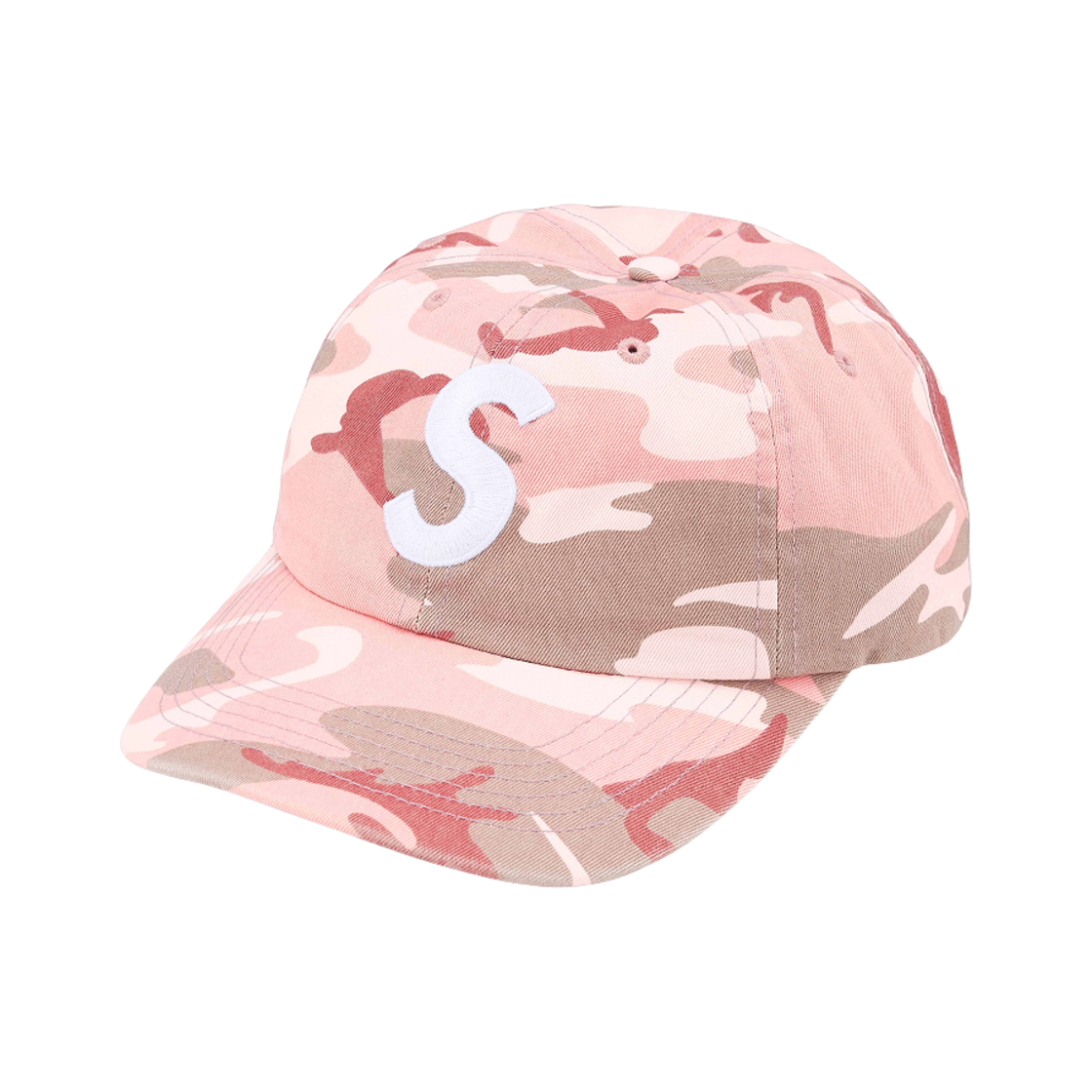 슈프림 피그먼트 코티드 S 로고 6-패널 핑크 카모 - 25SS(Supreme Pigment Coated S Logo 6-Panel Pink Camo - 25SS)