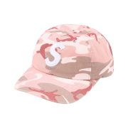 Supreme Pigment Coated S Logo 6-Panel Pink Camo - 25SS