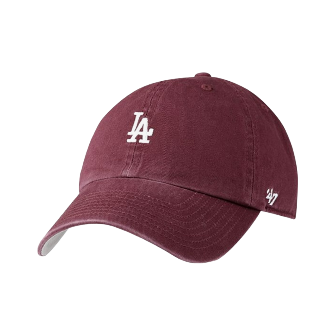 47 브랜드 LA 다저스 베이스 러너 클린업 다크 마룬(47 Brand LA Dodgers Base Runner Clean Up Dark Maroon)