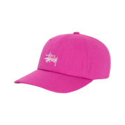 Stussy Basic Stock Low Pro Cap Magenta