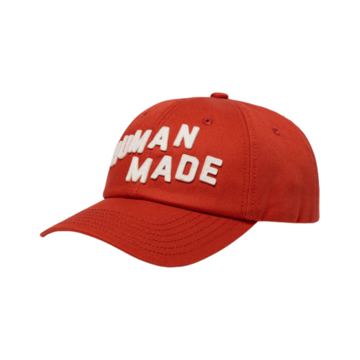 HM29GD050 Human Made 6 Panel Twill Cap Red
