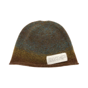 (W) Matin Kim Gradation Snug Knit Beanie Brown