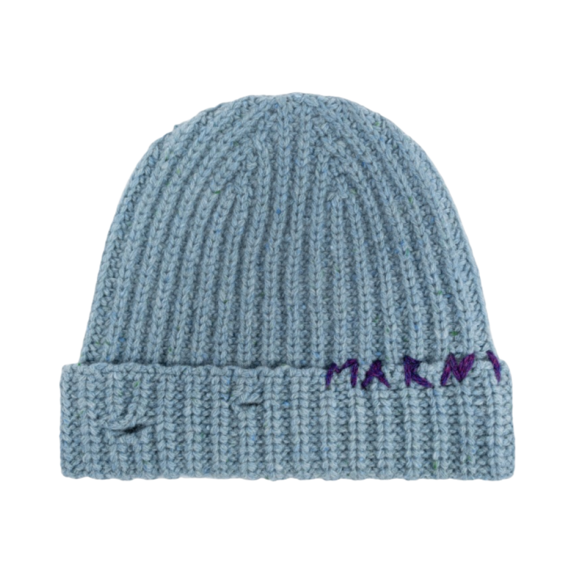 CLMC0125Q0-UFH938-00B29 Marni Shetland Wool Beanie Smoke Blue