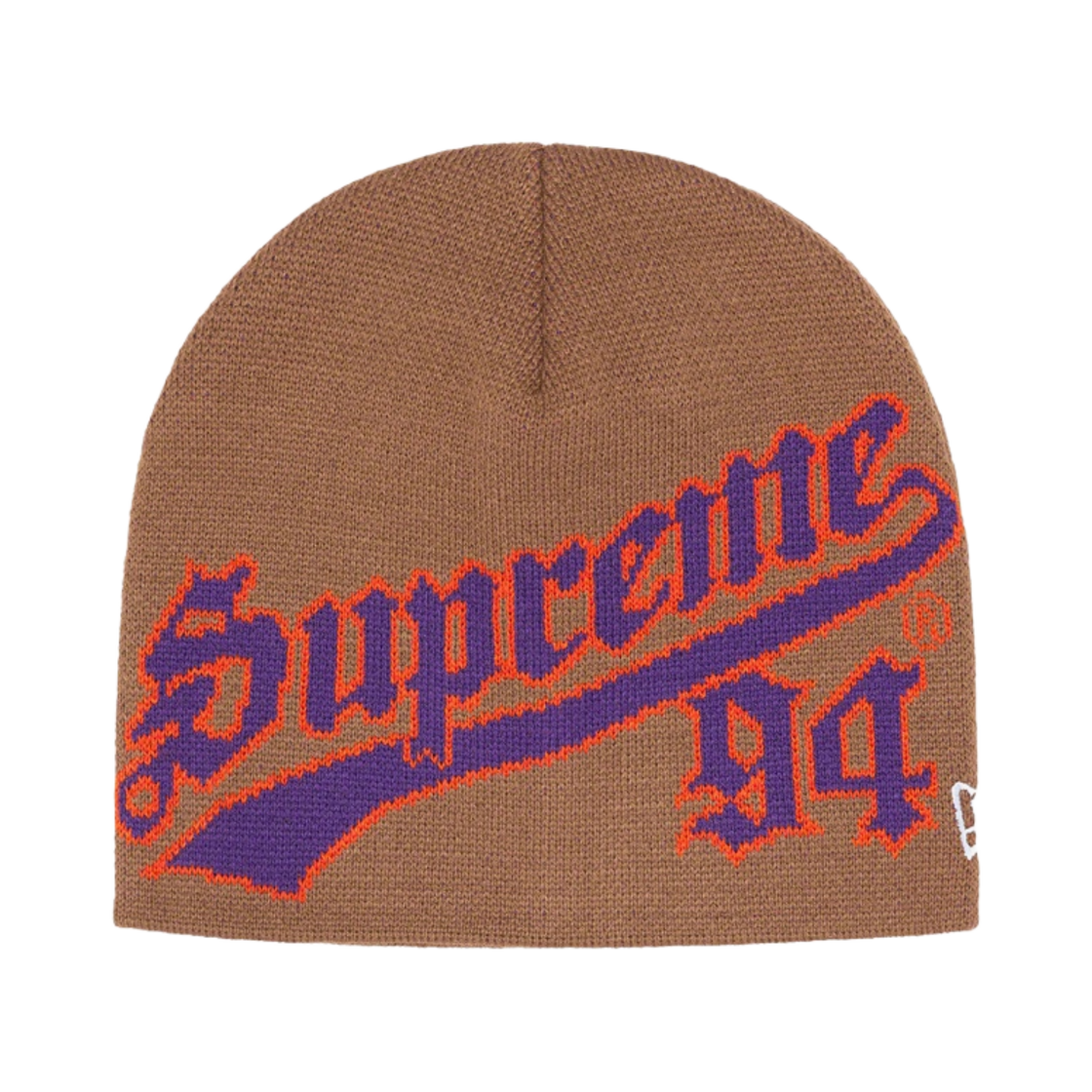 슈프림 뉴에라 스크립트 비니 브라운 - 22FW(Supreme New Era Script Beanie Brown - 22FW) - 1