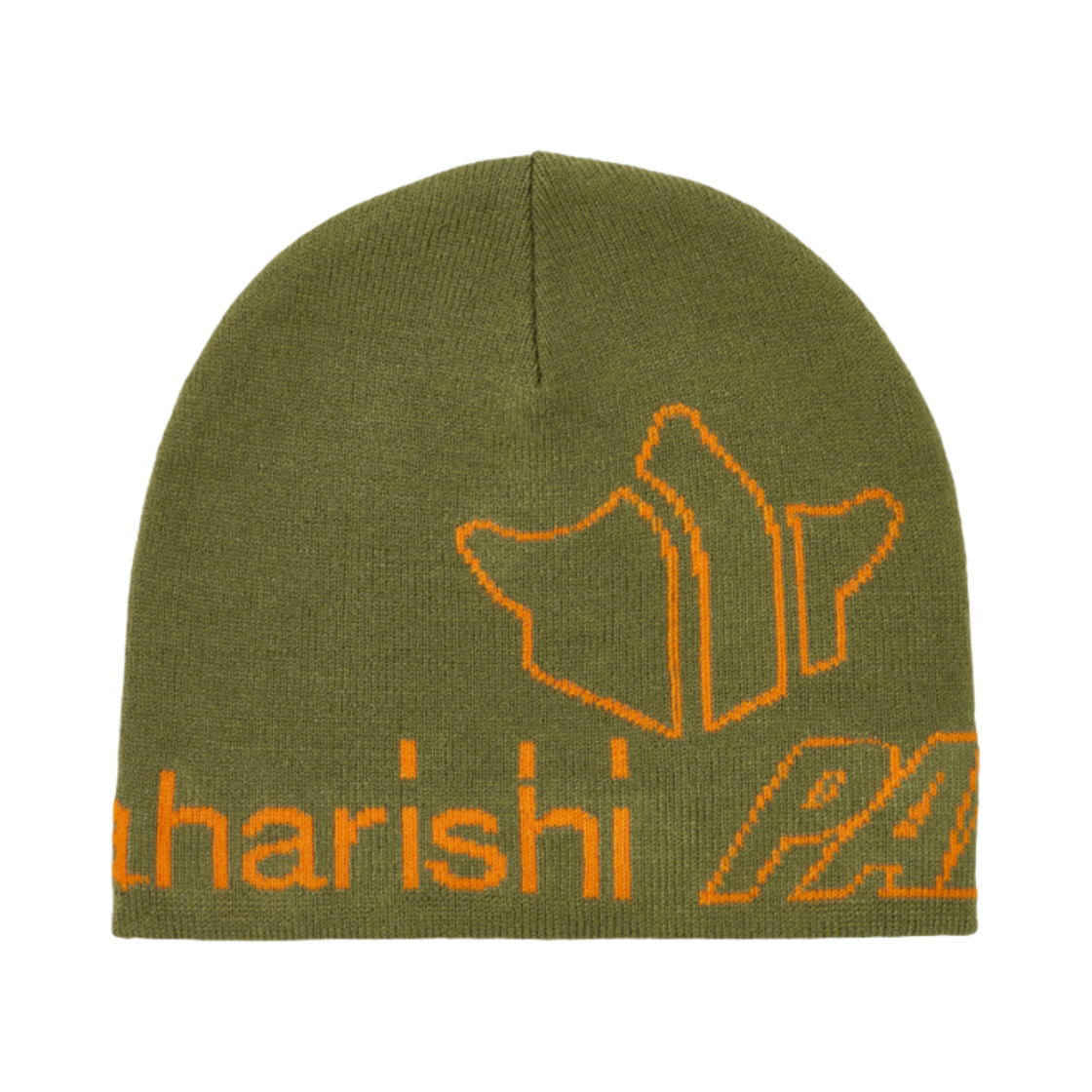 팔라스 x 마하리시 노 커프 비니 올리브 - 25SS(Palace x Maharishi No Cuff Beanie Olive - 25SS)