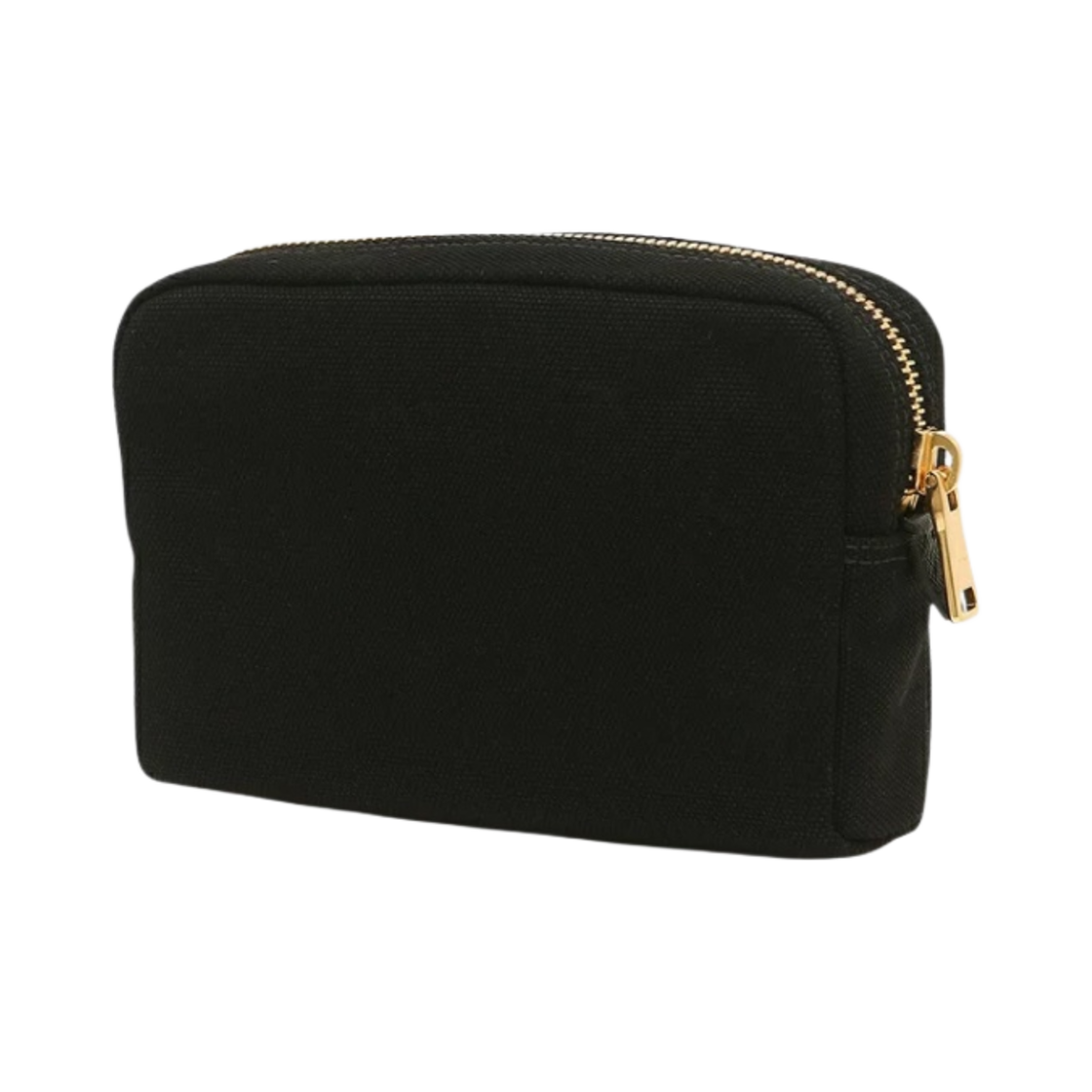 프라다 코튼 캔버스 파우치 블랙 초크 화이트(Prada Cotton Canvas Pouch Black Chalk White) - 2