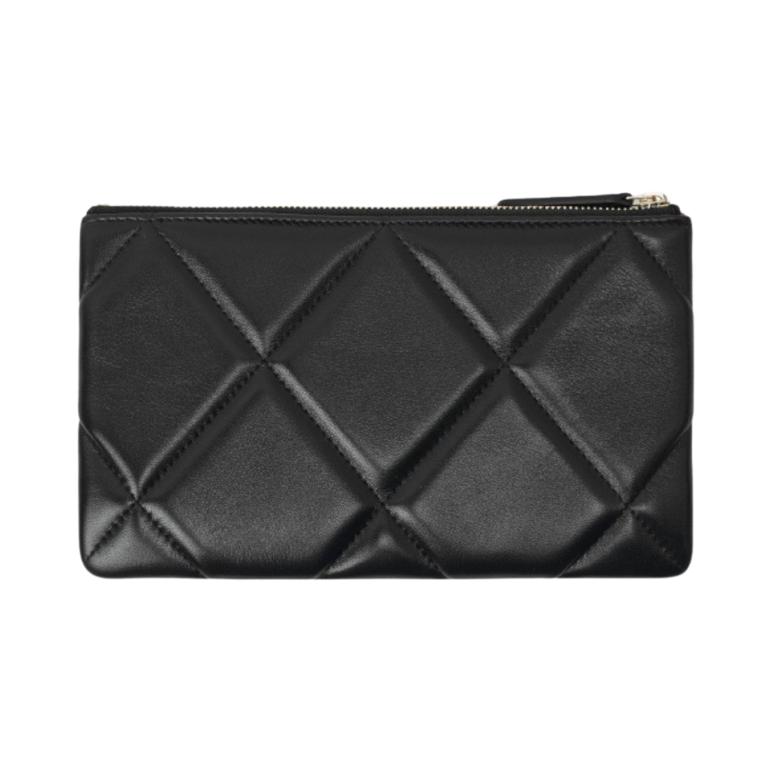샤넬 19 스몰 파우치 램스킨 & 골드 메탈 블랙(Chanel Small 19 Pouch Lambskin & Gold Black) - 2
