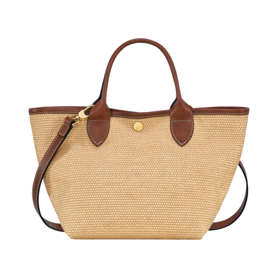 롱샴 르 파니에 플리아쥬 S 베스킷백 브라운(Longchamp Le Panier Pliage S Basket Bag Brown) - 2