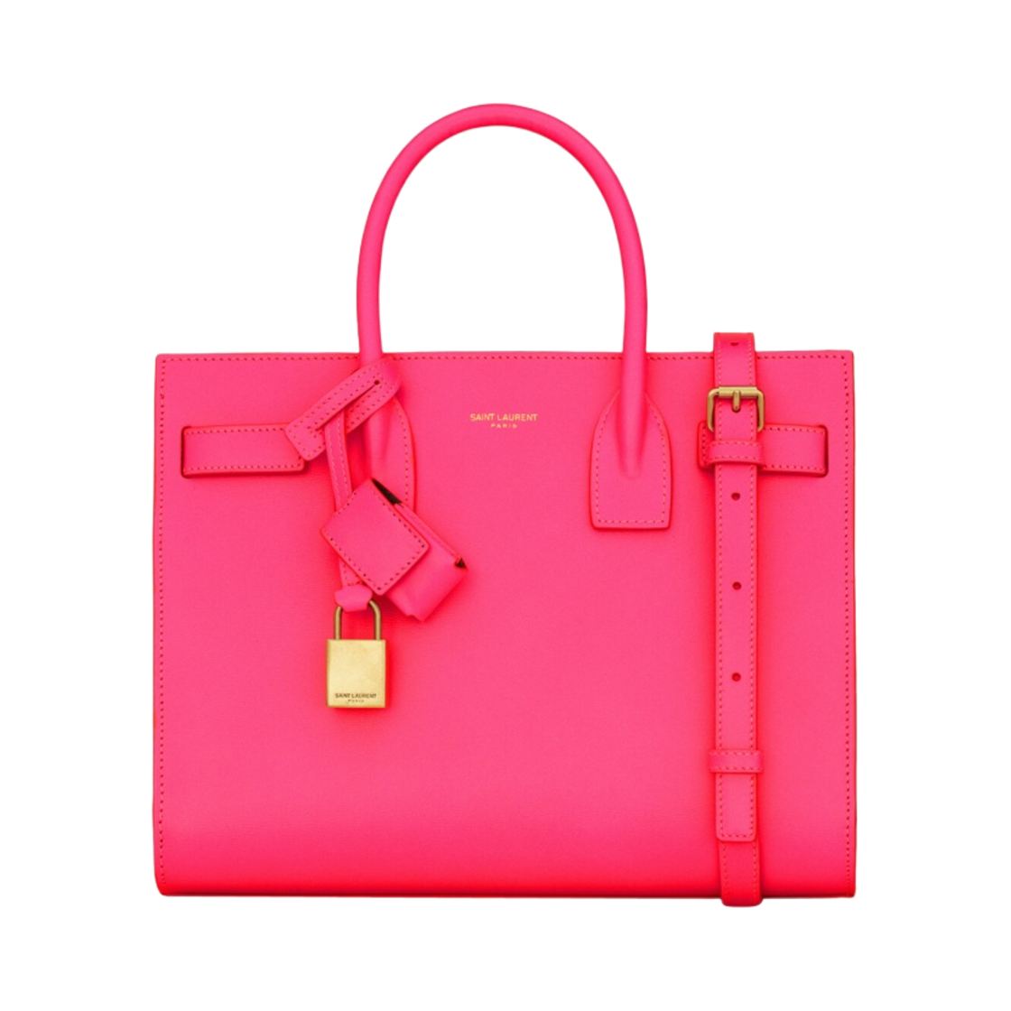 생로랑 삭 드 주르 베이비 스무스 레더 핑크 글로(Saint Laurent Sac De Jour Baby In Smooth Leather Pink Glo) - 1