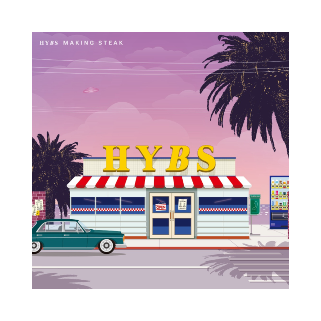 HYBS MAKING STEAK LP カラーレコード アナログ Amazon.co.jp: Hybs Making Steak LP VINYL アナログ レコード
