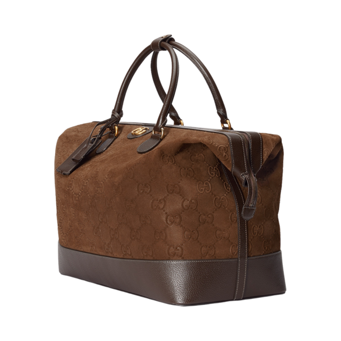 구찌 GG 더플백 브라운 스웨이드 GG(Gucci GG Duffle Bag Brown Suede GG) - 2