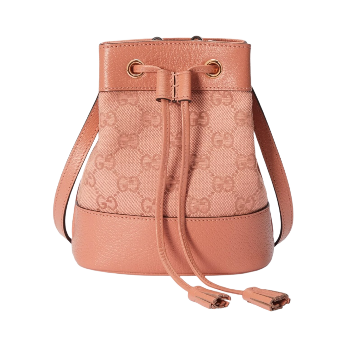 구찌 오피디아 GG 미니 미니백 핑크 캔버스(Gucci Ophidia GG Mini Bucket Bag Pink Canvas) - 1