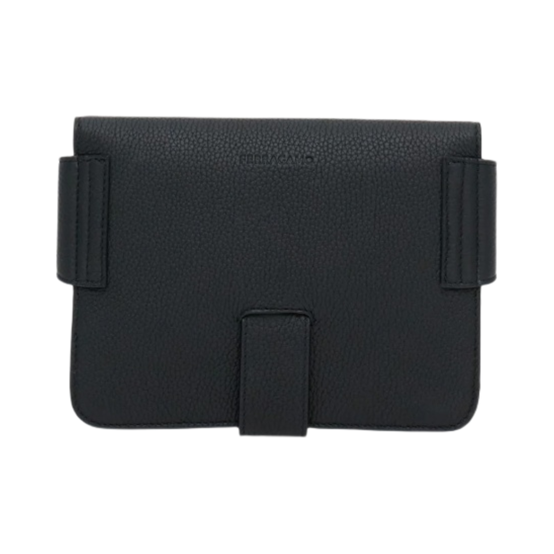 페라가모 간치니 버클 벨트백 블랙(Ferragamo Belt Bag with Gancini Buckle Black) - 3
