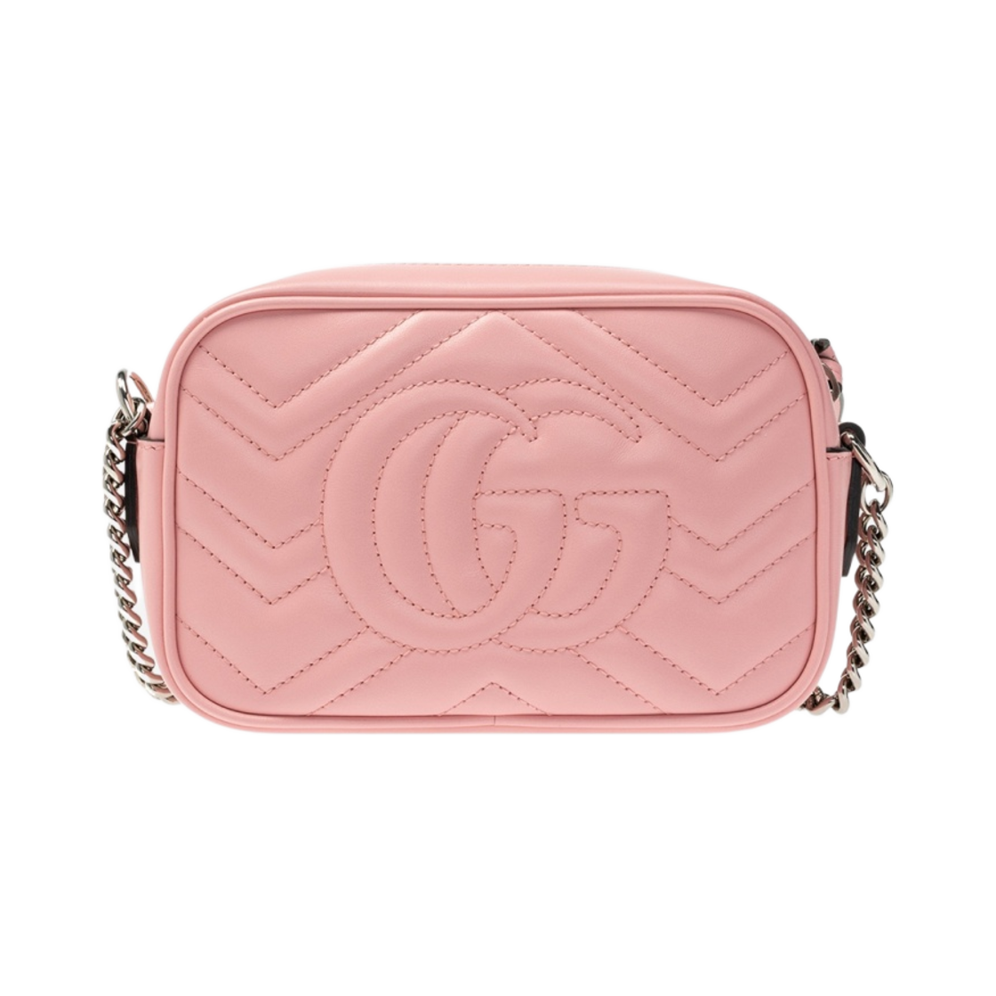 구찌 GG 마몽 퀼티드 숄더백 라이트 핑크(Gucci GG Marmont Quilted Shoulder Bag Light Pink) - 2