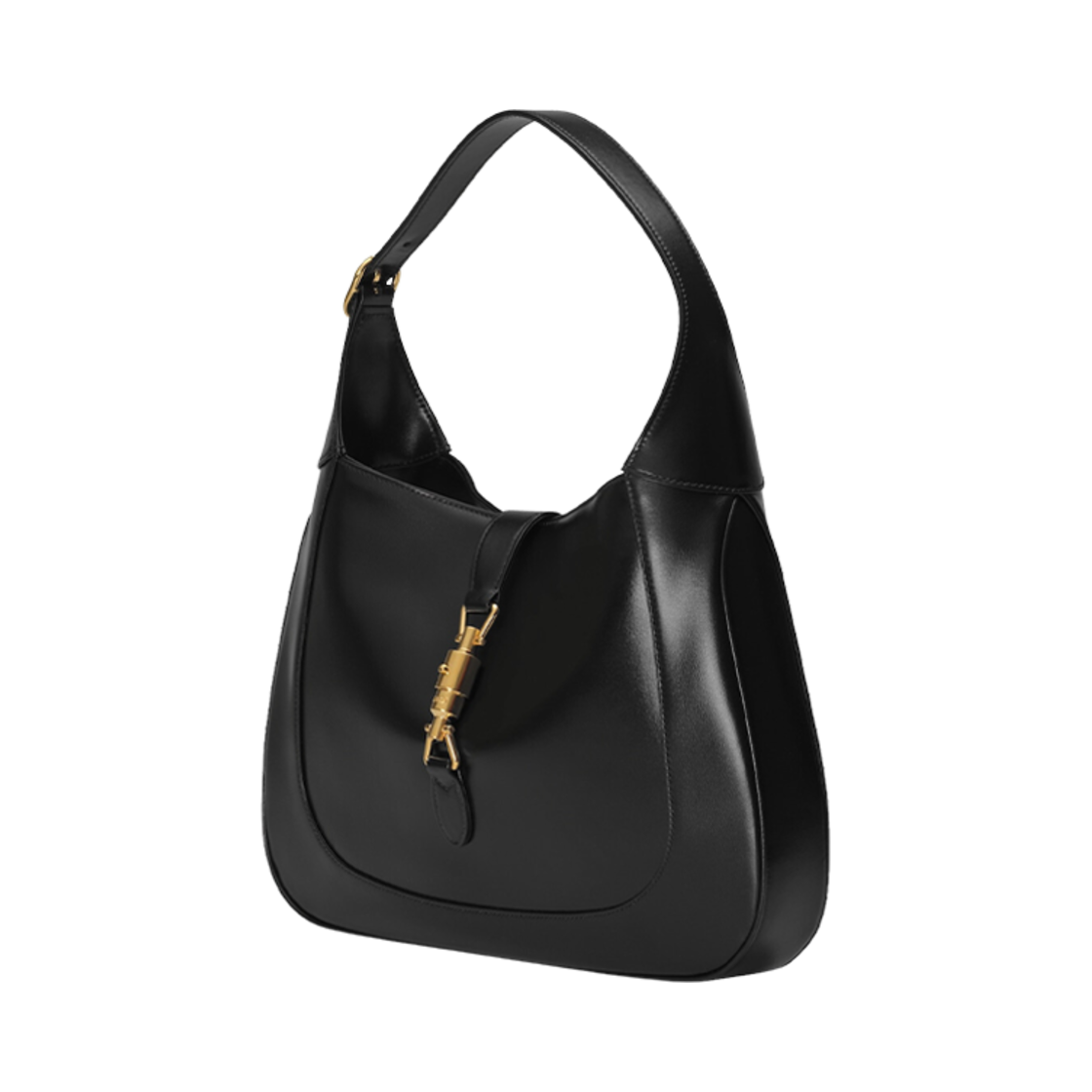 구찌 재키 1961 미디움 숄더백 블랙 레더(Gucci Jackie 1961 Medium Shoulder Bag Black Leather) - 2