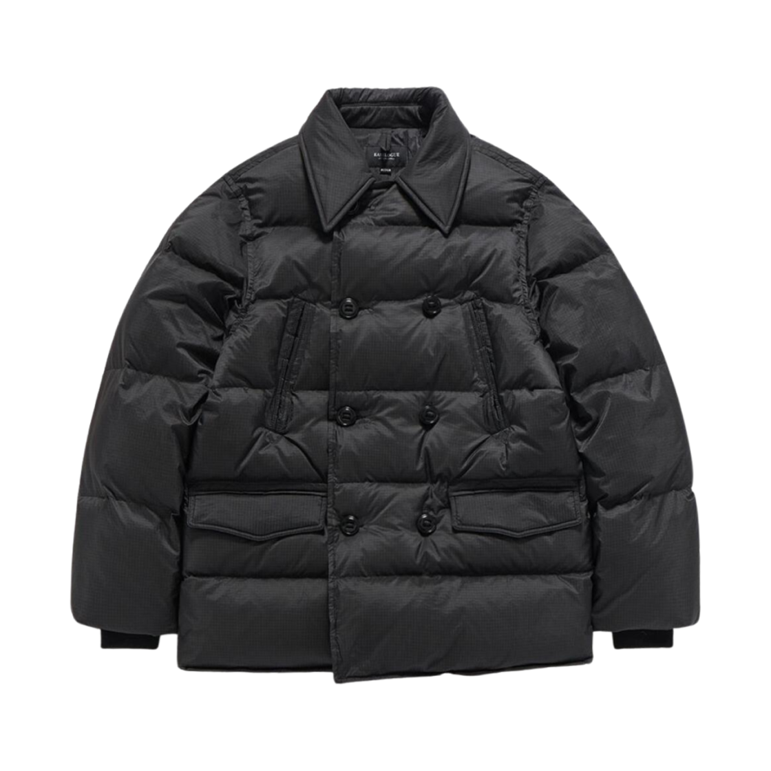 이스트로그 네이벌 다운 점퍼 블랙 립스탑(Eastlogue Naval Down Jumper Black Ripstop)